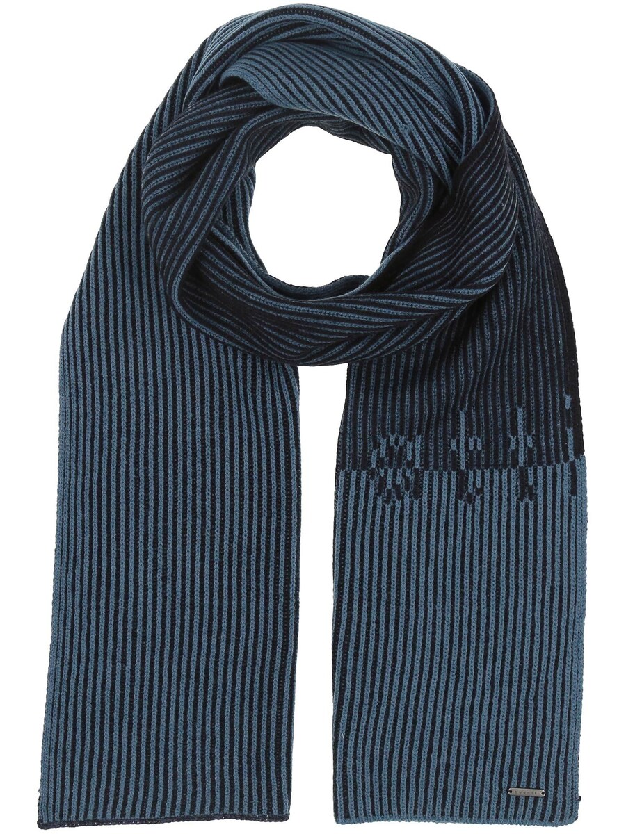 

Шарф bugatti, marine blue/mottled blue