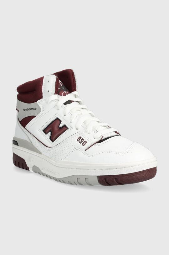 Кроссовки BB650RCH кожаные New Balance, белый — фото 2