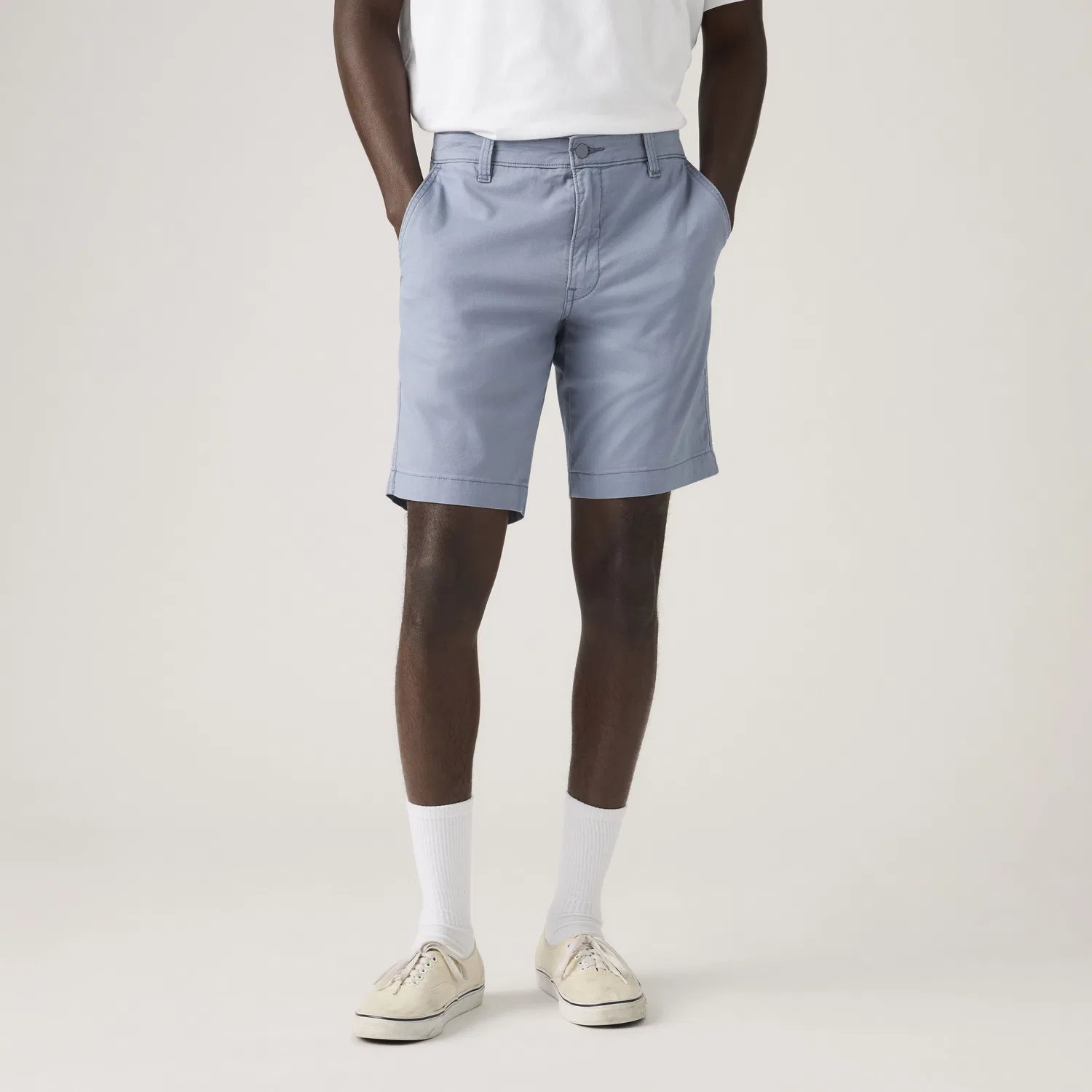 Мужские шорты Xx Chino из легкой льняной смеси, 9 дюймов Levi's, Blue — фото 2