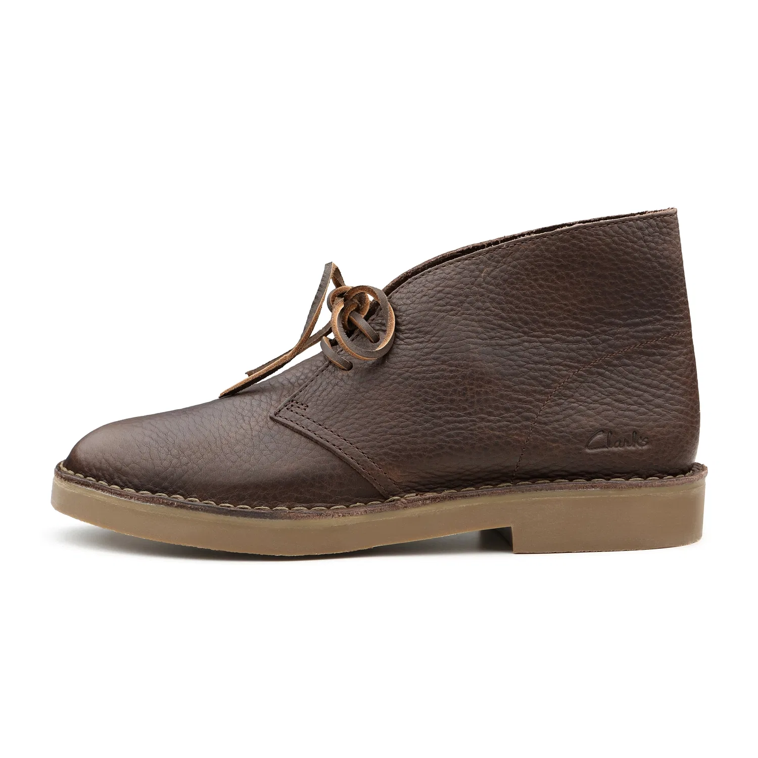 Мужские повседневные дезерты Desert Boots Evo коричневые от Clarks — фото 2