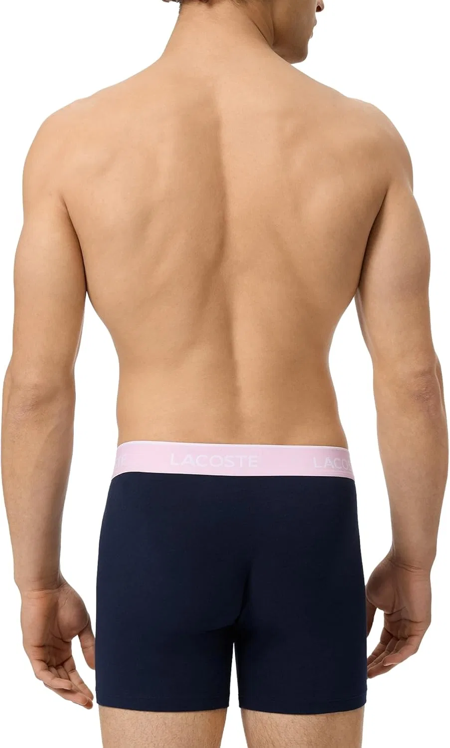 Боксеры Lacoste Cotton Stretch Essentials, набор из 5 пар, темно-синий — фото 3