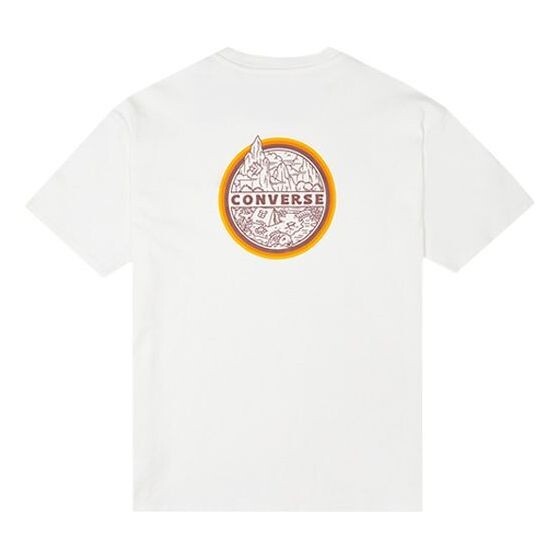 

Футболка men's logo printing round neck short sleeve white Converse, белый