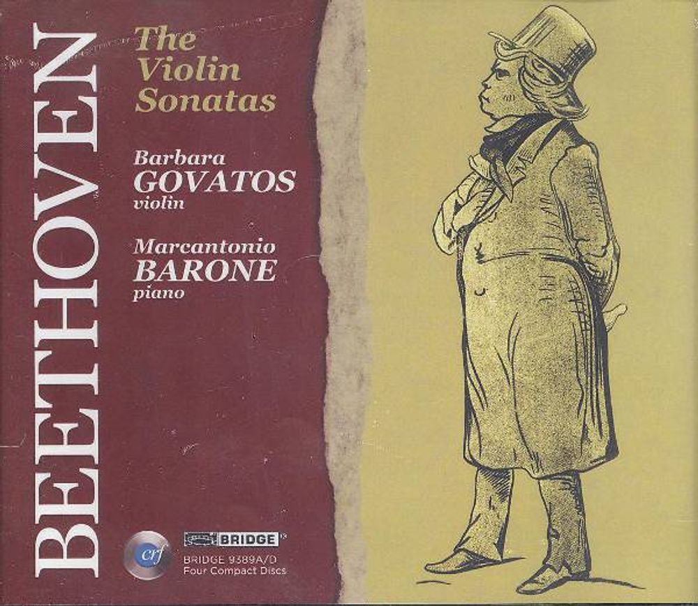 

Диск CD Beethoven: The Complete Sonatas for Violin and Piano - Ludwig van Beethoven, Barbara Govatos, Marcantonio Barone