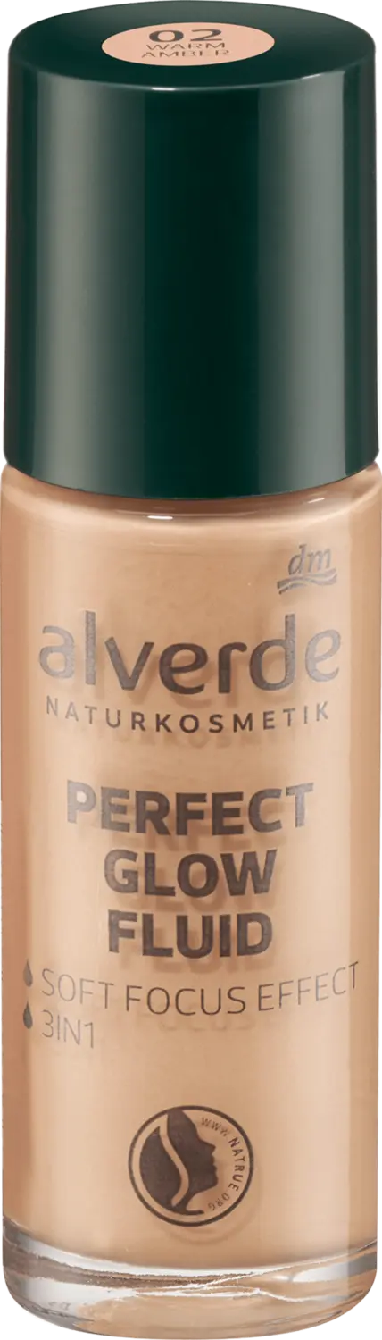 

Хайлайтер alverde NATURKOSMETIK Highlighter Perfect Glow Fluid 02 Warm Amber, 29 ml