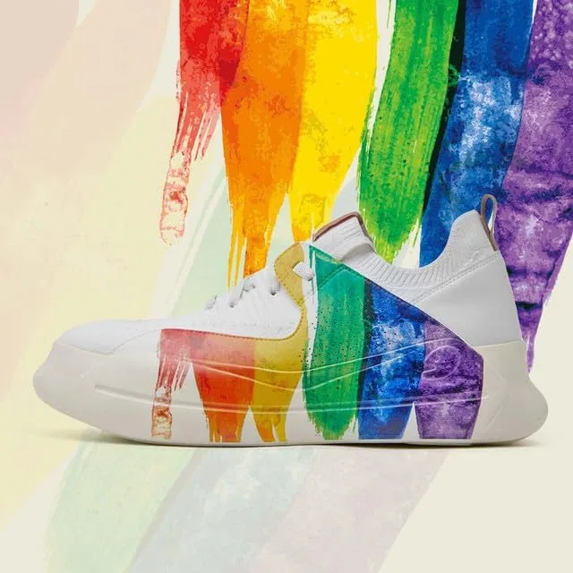 Кроссовки для скейтбординга UIN, пара, Santander Ⅱ - Rainbow Crush — фото 2