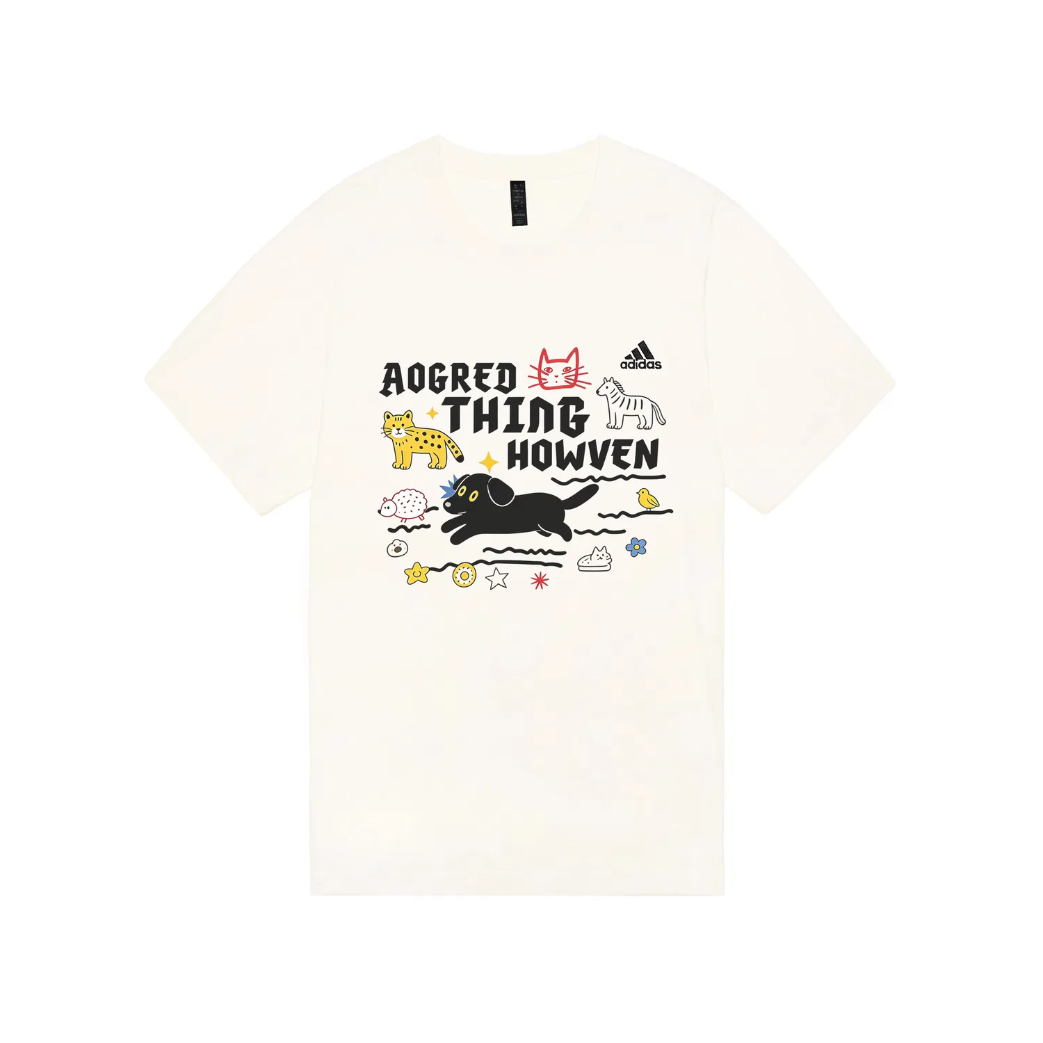 Футболка хлопковая Must Haves Adidas Ecru