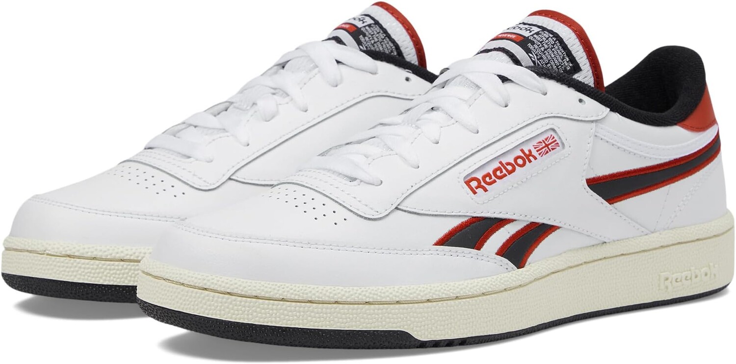 

Кроссовки Reebok Lifestyle Club C Revenge, цвет White/Vector Red/Black