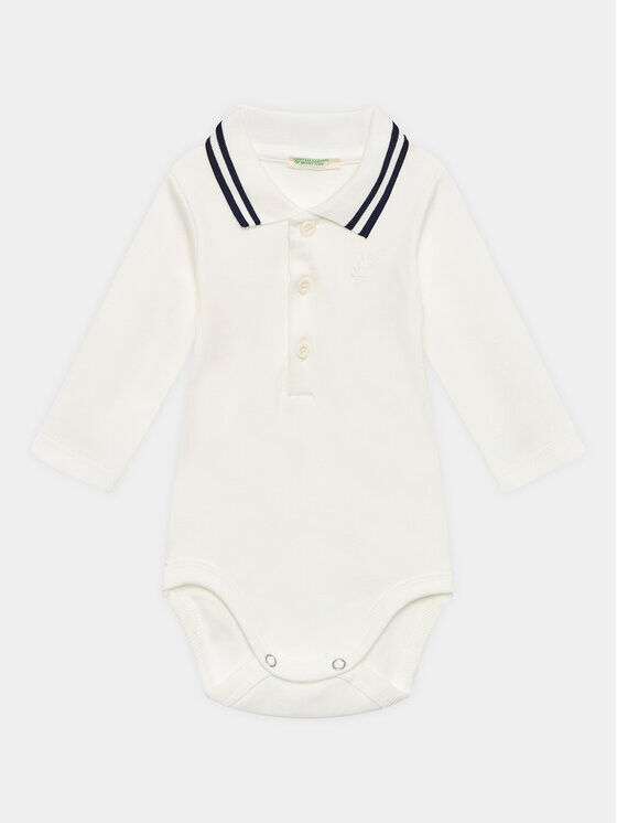 

Детское боди стандартного кроя United Colors Of Benetton, белый