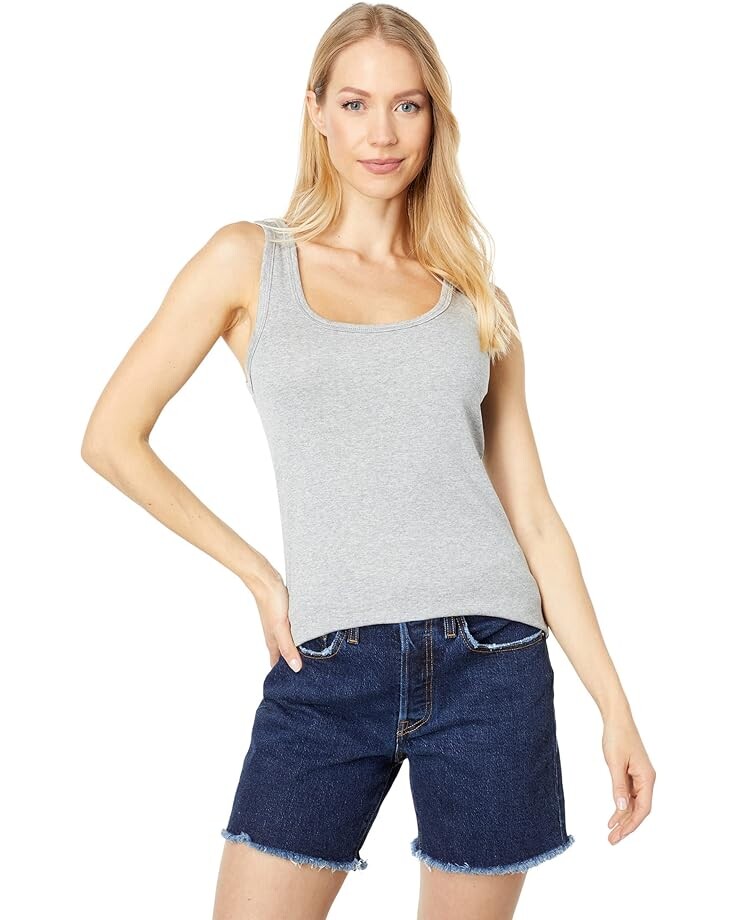 

Топ Splendid 1x1 Classic Tank, цвет Heather Grey 1