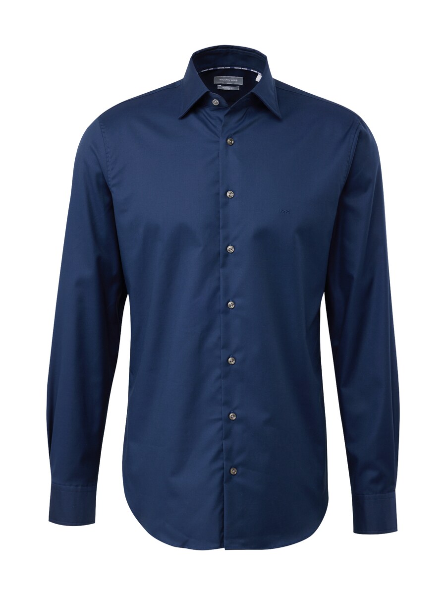 

Повседневная рубашка Michael Kors Regular fit Button Up Shirt, темно-синий