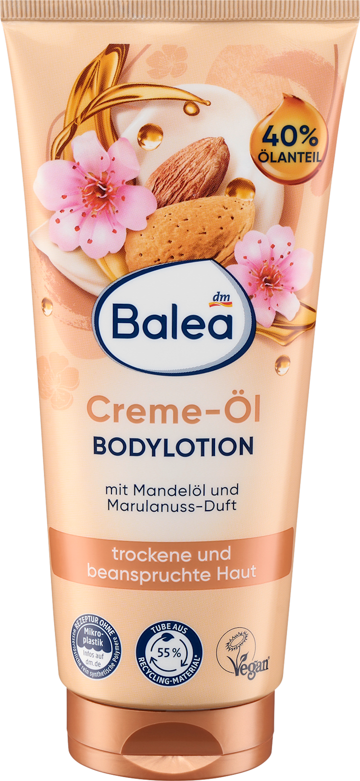 

Лосьон для тела Balea Bodylotion Creme-Öl Mandelöl, 200 ml