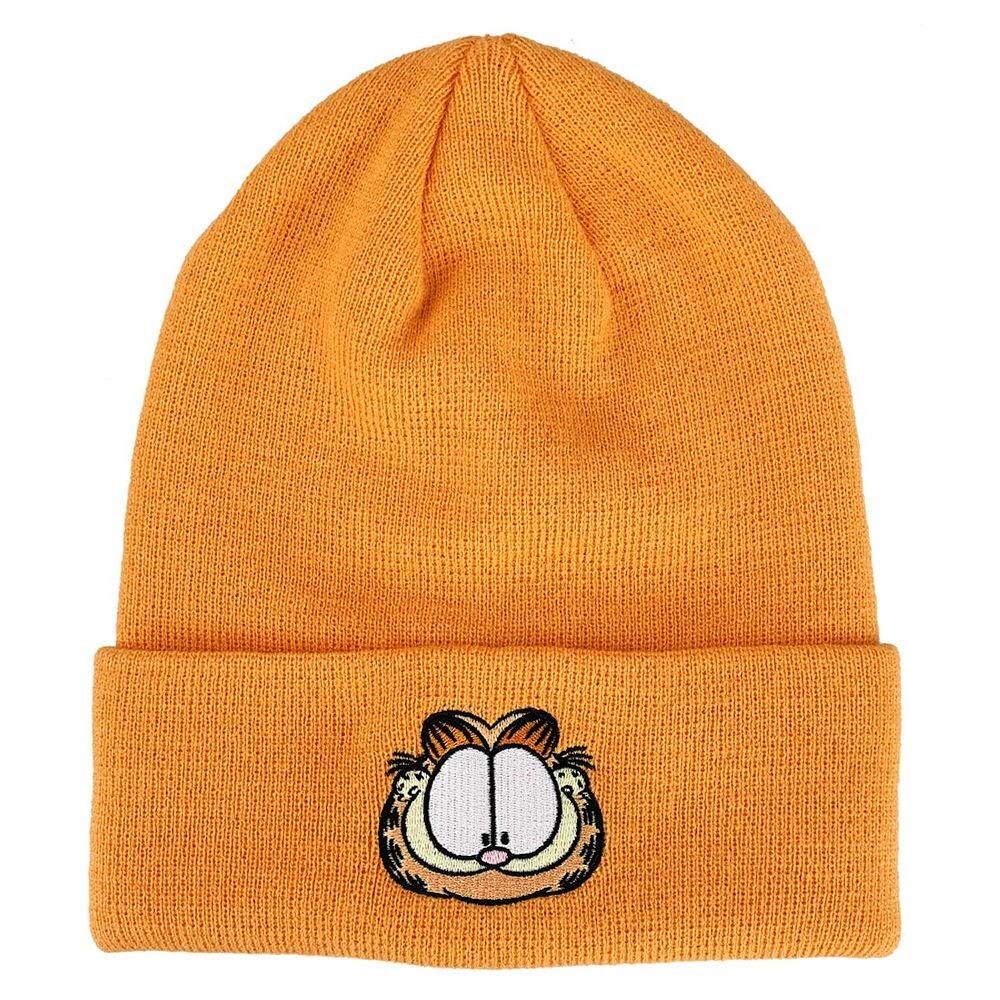 

Вязаная шапка с вышивкой Garfield Face Licensed Character, оранжевый