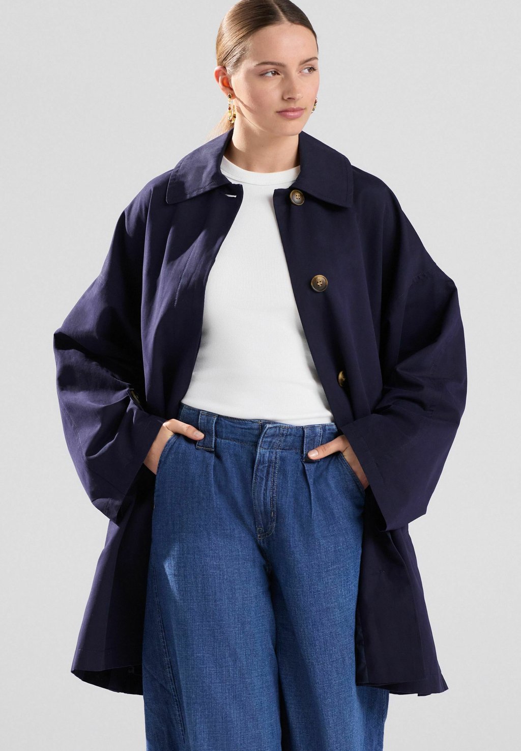 

Классическое пальто Short coat Next, синий