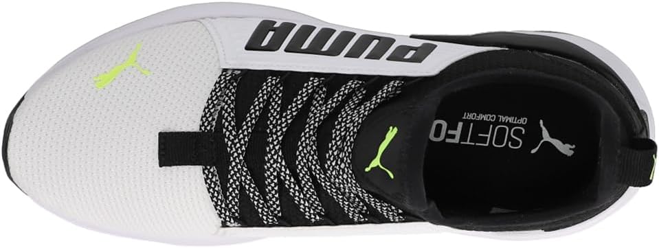 Мужские слипоны Puma Softride Premier, белый/желтый — фото 4