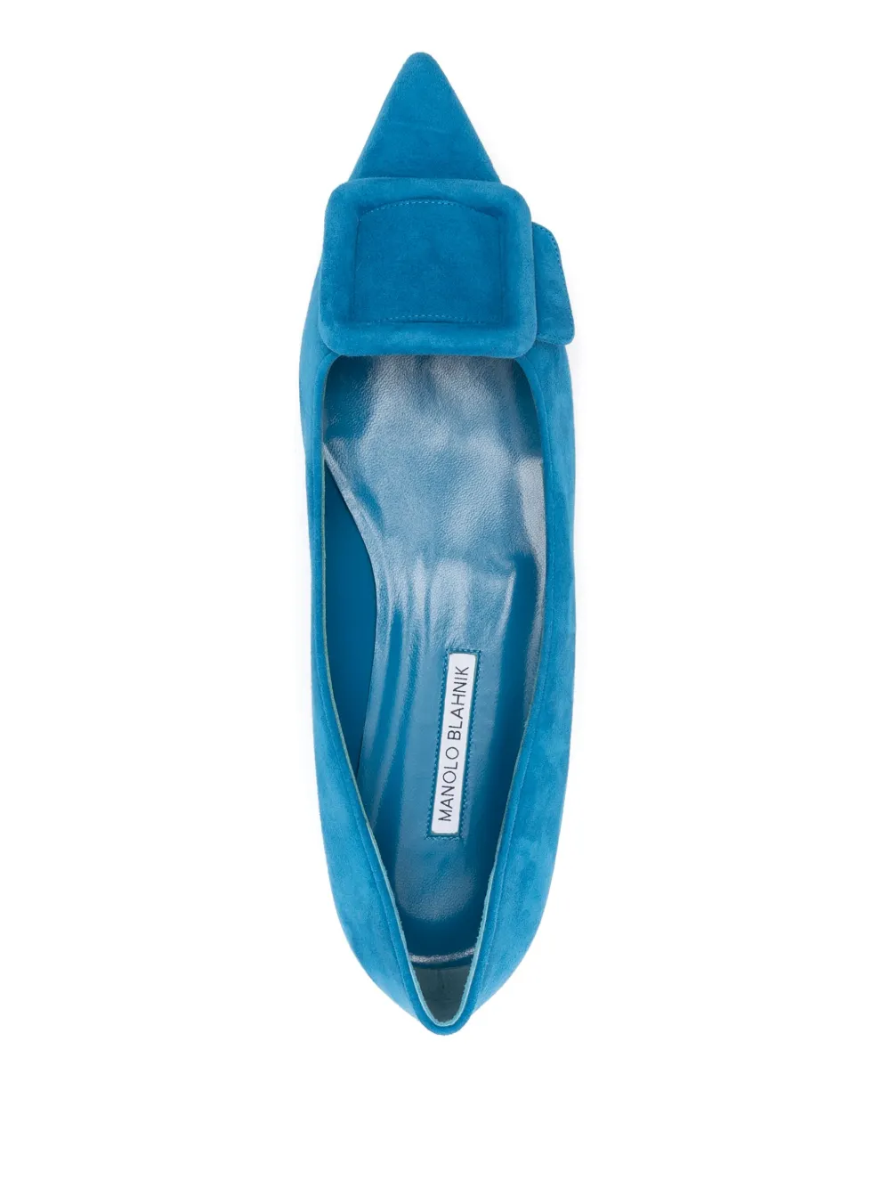 Балетки Maysale Manolo Blahnik, синий — фото 4