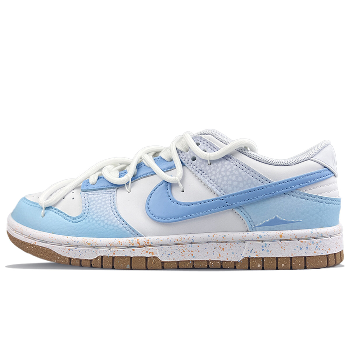 

Кроссовки Nike Dunk Skateboarding Shoes Women's Low-top Blue, белый