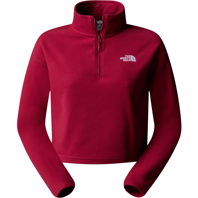 

Женский укороченный пуловер с молнией 1/4 100 Glacier The North Face, фиолетовый