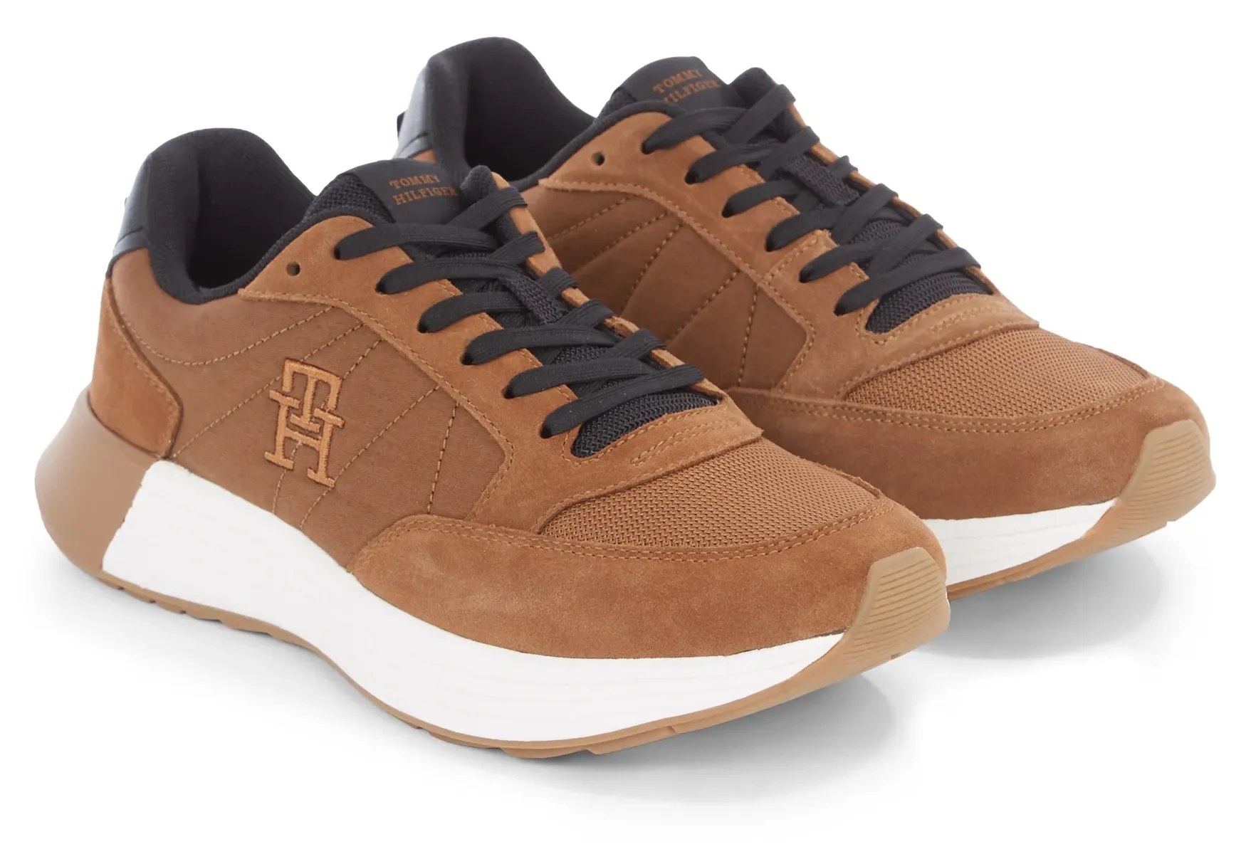 

Кроссовки Tommy Hilfiger "CLASSIC ELEVATED RUNNER MIX", коричневый