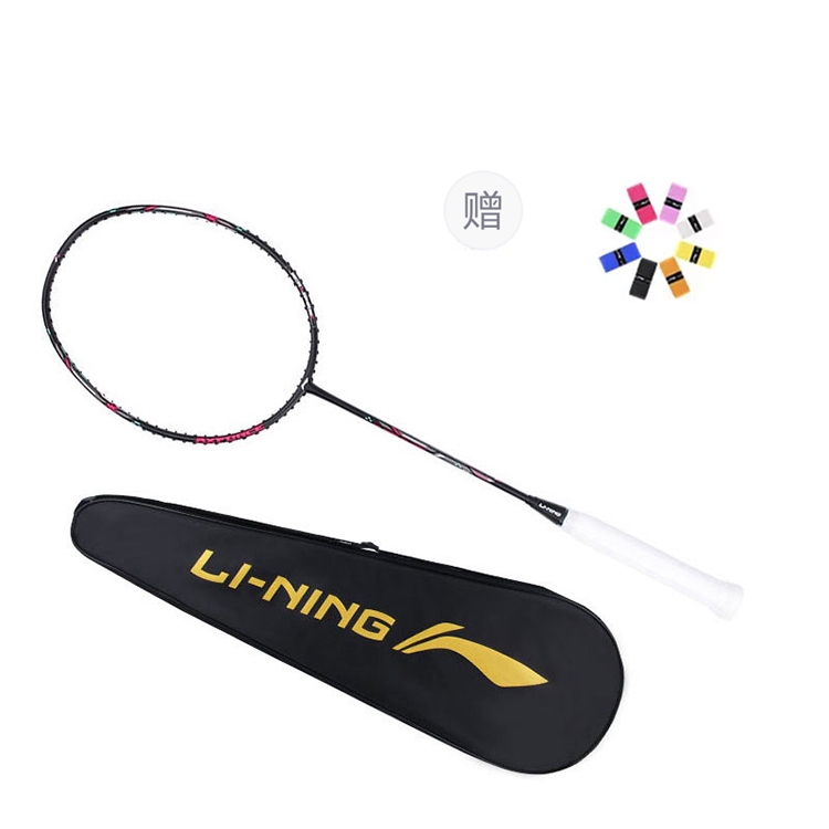 

LINING Thunder Mini Cannon Full Carbon бадминтонная ракетка начального уровня одиночная ракетка black