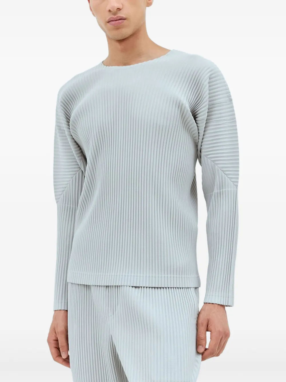 

Плиссированная футболка Homme Plissé Issey Miyake, серый