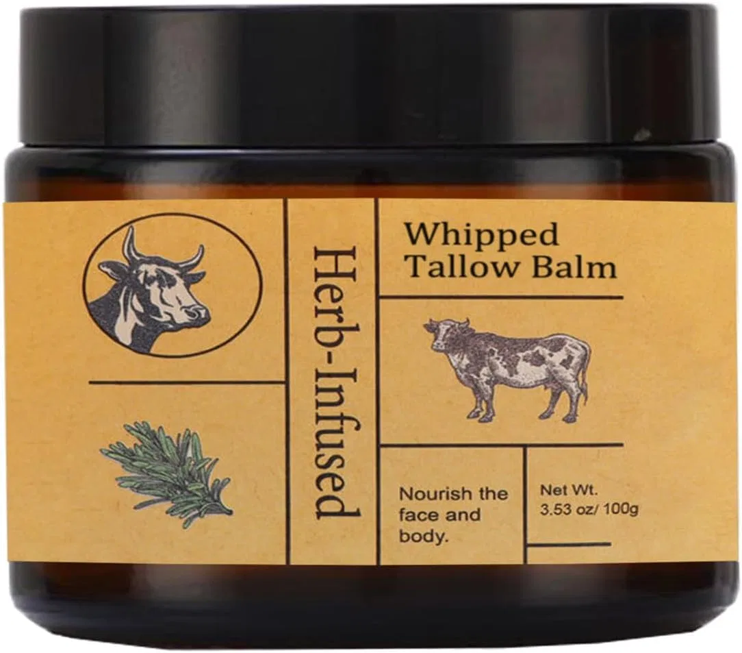 Крем для лица и тела Whip Beef Butter, натуральный говяжий жир с пчелиным воском, 70 г Generic