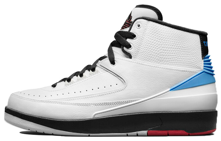 

Кроссовки Jordan Air Jordan 2 Vintage Basketball, белый/черный/голубой