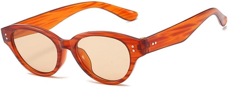 

Солнцезащитные очки «кошачий глаз» для женщин с декоративными заклепками, для мужчин с защитой от УФ-излучения UV400, для занятий спортом на открытом воздухе, бега, езды на велосипеде Generic, Stripe Champagne