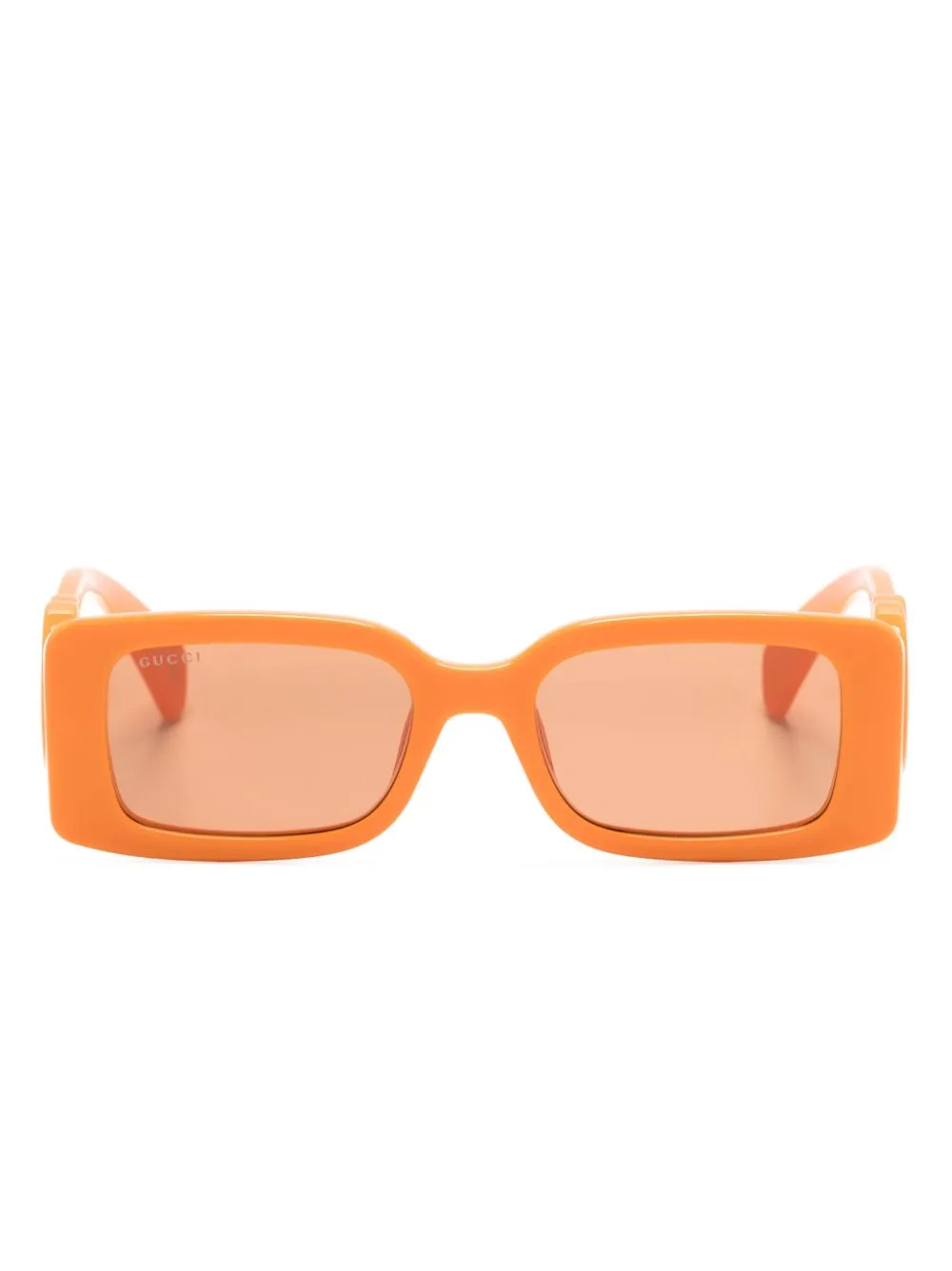 

Солнцезащитные очки с логотипом Interlocking G Gucci Eyewear, оранжевый