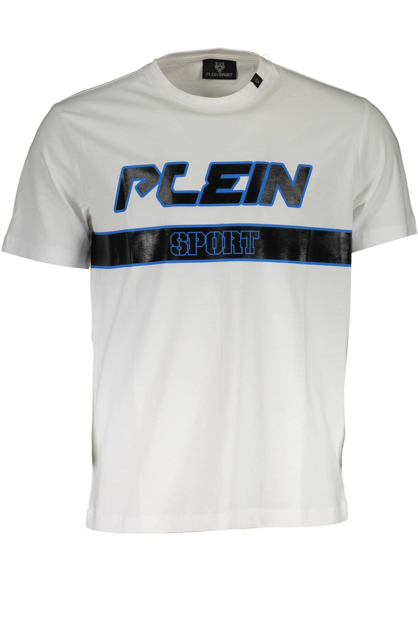 

Белая хлопковая мужская футболка Plein Sport
