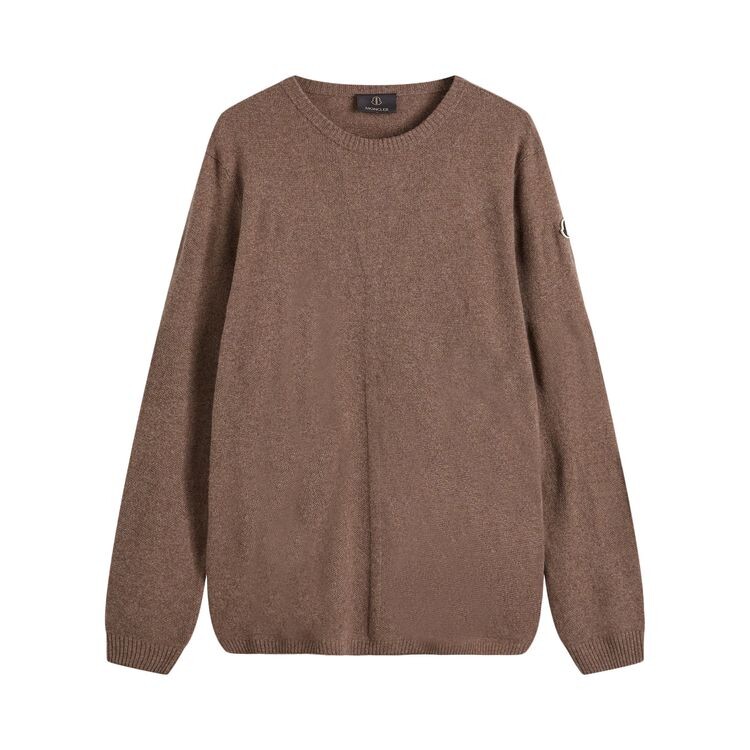

Топ Moncler x Rick Owens Maglia Jumbo Round Neck Top Dust, желто-коричневый
