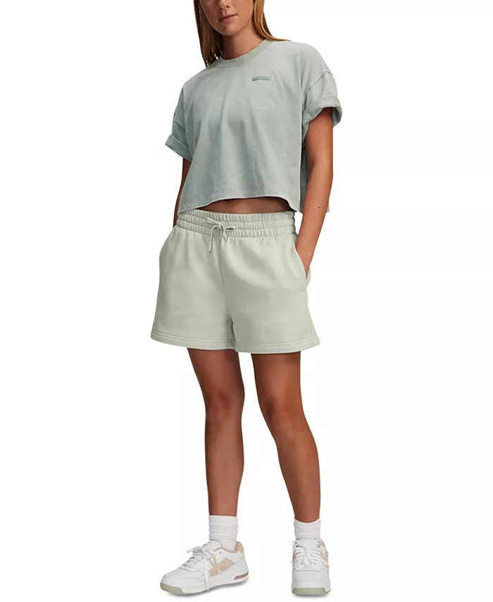 

Женские флисовые шорты Rival Under Armour, зеленый