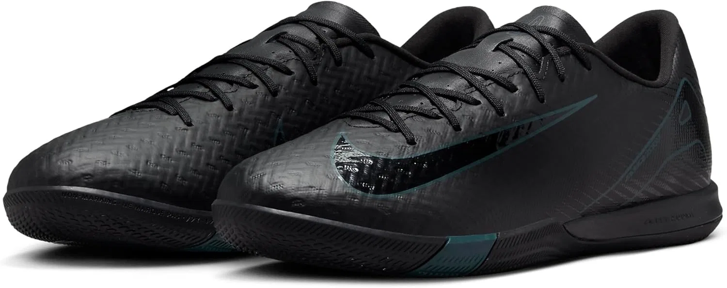 Футбольные бутсы Nike Mercurial Vapor 16 Academy IC Low Top FQ8434, Black Black Deep Jungle — фото 3
