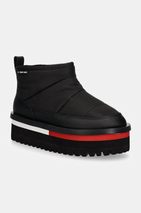 Зимние ботинки TJW NYLON FLATFORM BOOT WL Tommy Jeans, черный