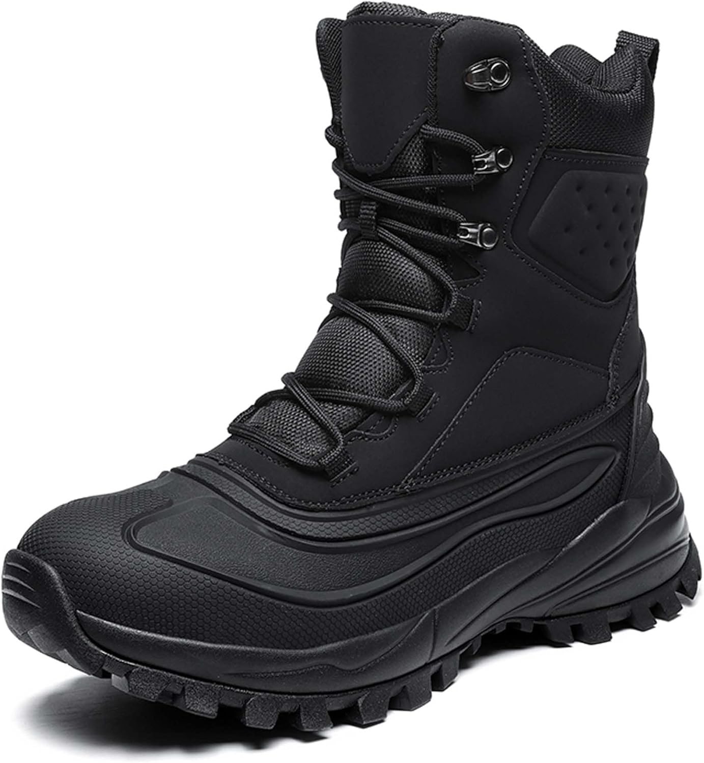 

Мужские зимние ботинки для снега с меховой подкладкой Generic, черный