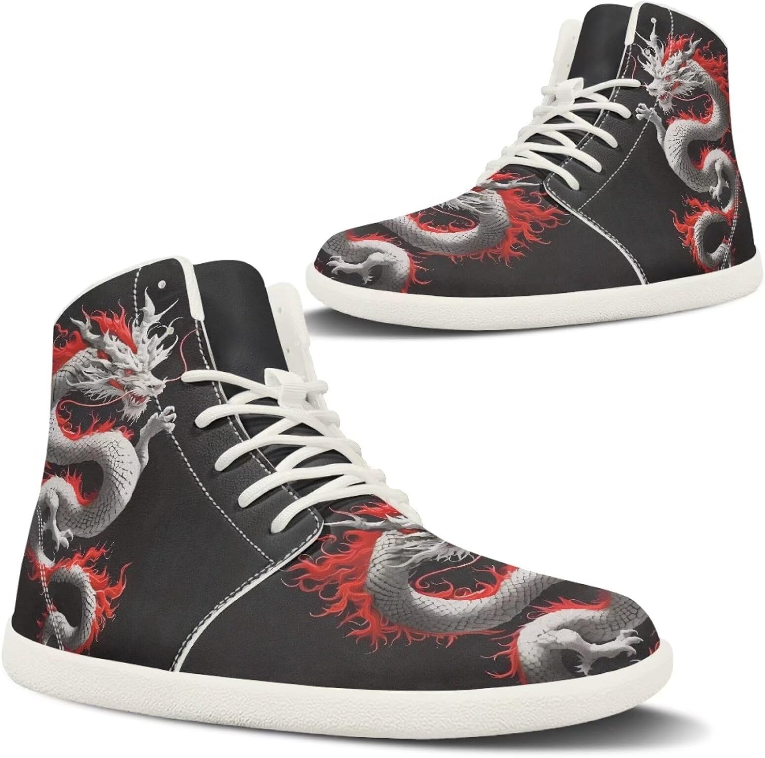 

Мужские ботинки с узором «Палец Любовь Сердце», зимние снегоступы, теплые укороченные ботинки с белой подошвой Pugasmiru