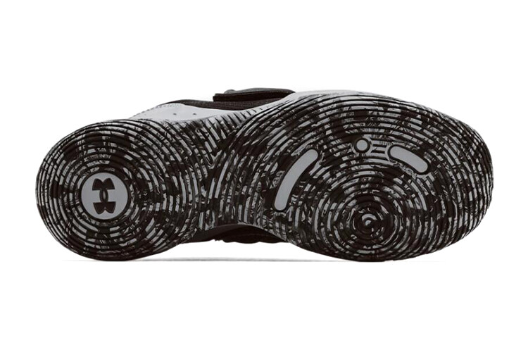 Детские баскетбольные кроссовки GS Low-top Black/Grey Under Armour — фото 4