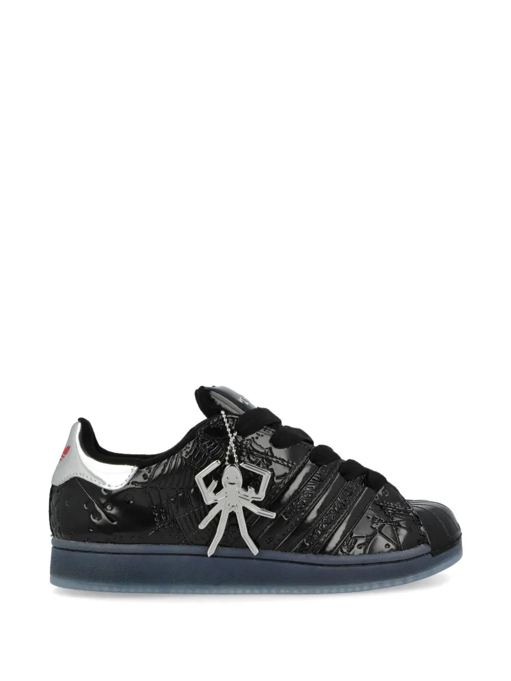 Кроссовки X sp5der superstar с тиснением Adidas, черный