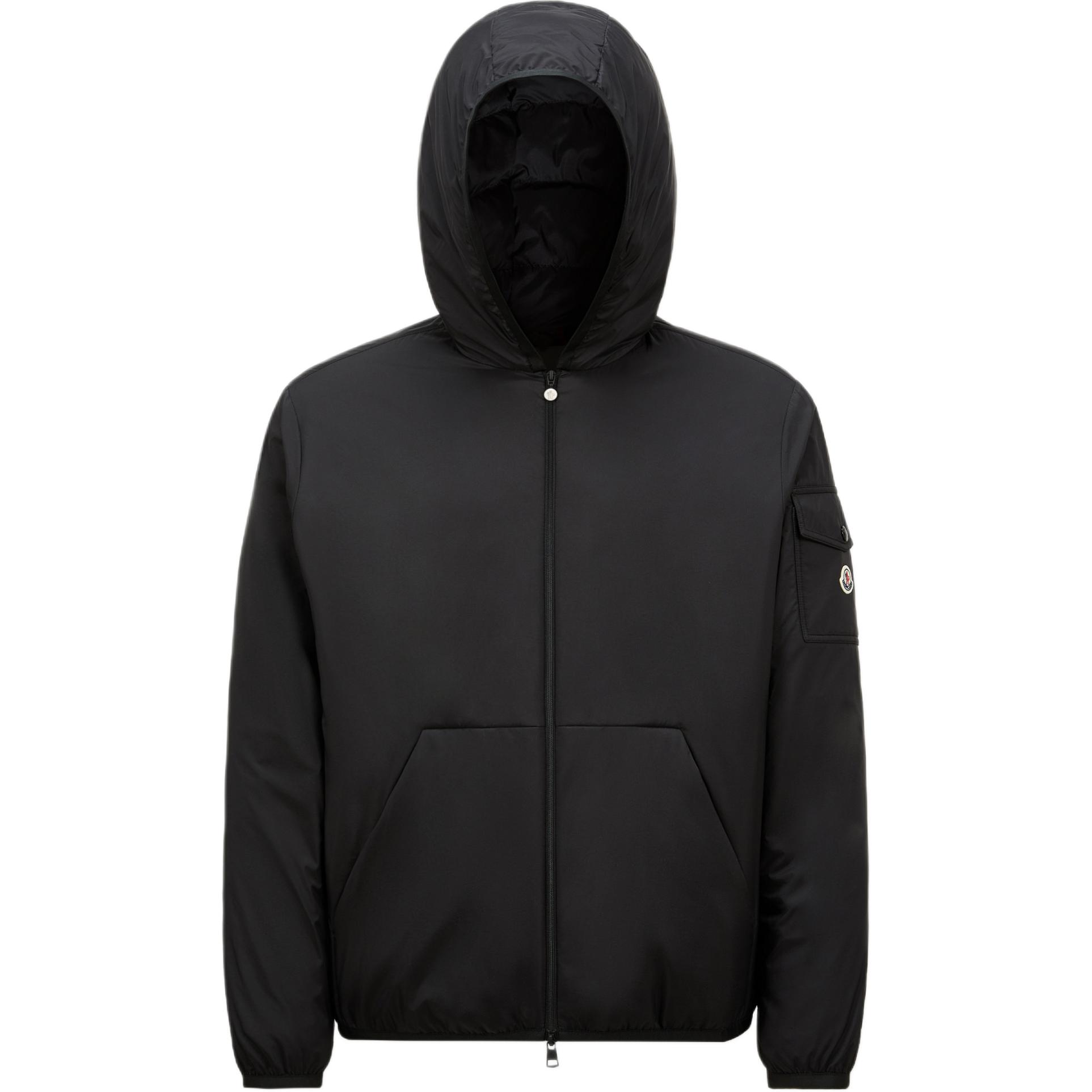 

Moncler Куртка короткая утепленная с капюшоном, Black