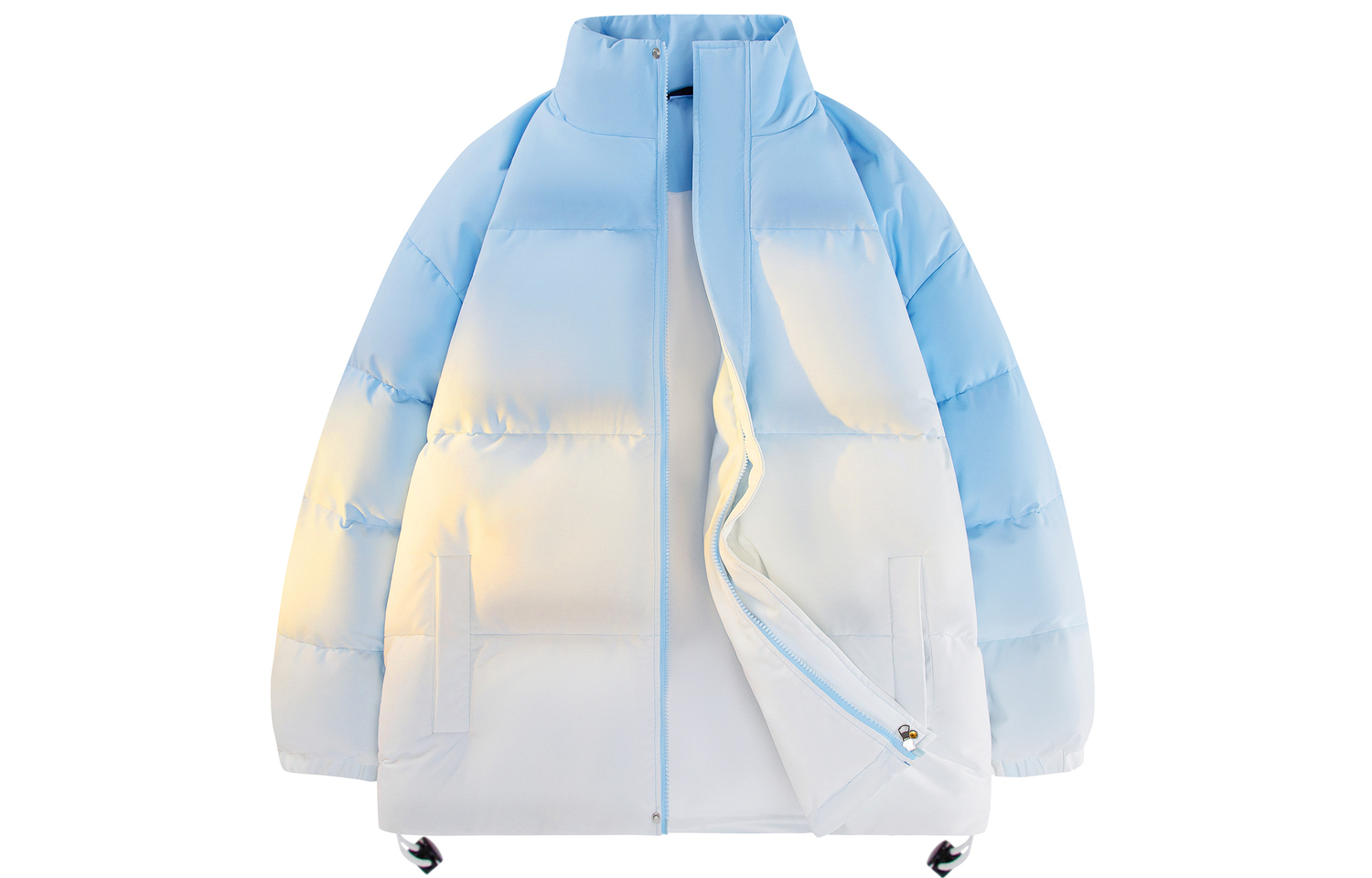 

WARRIOR Пуховик серии "Покоряющий ветер и волны" унисекс, Blue[Gradient Dopamine Dressing]