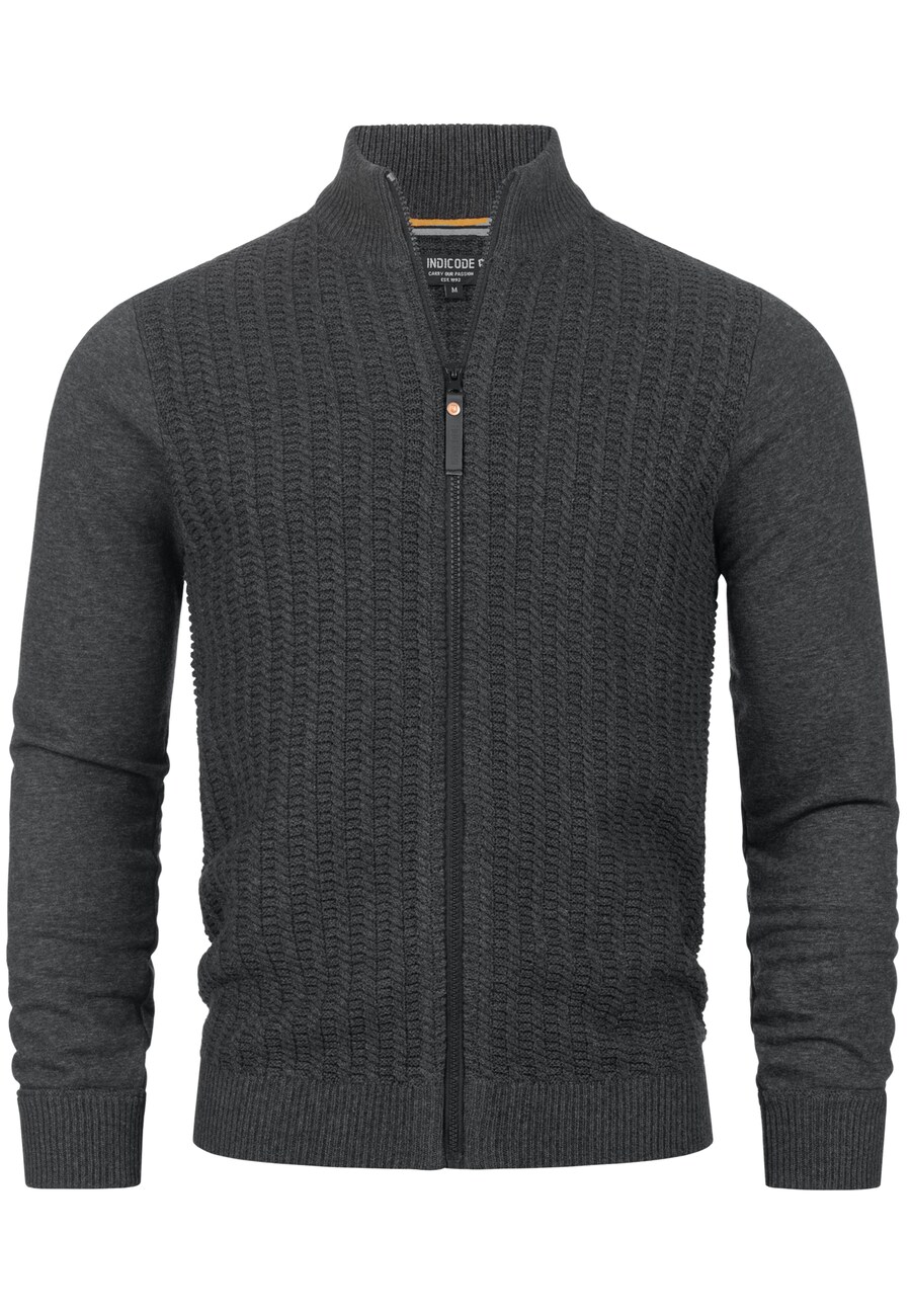 

Вязаный кардиган INDICODE JEANS Cason, антрацит