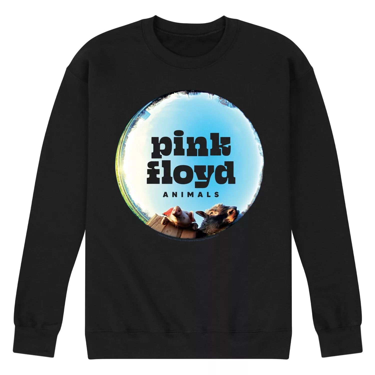 

Мужской свитшот с изображением животных Pink Floyd «рыбий глаз» Licensed Character