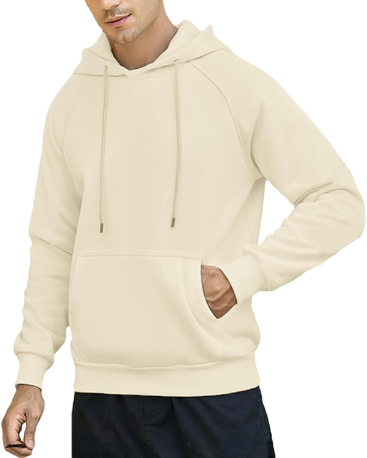 

Мужская толстовка с капюшоном и карманом-кенгуру amropi