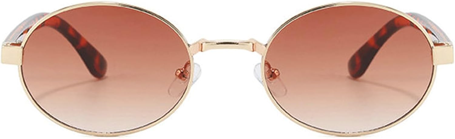 

Солнцезащитные очки Willochra Retro Oval для женщин и мужчин, модные металлические черные солнцезащитные очки, дизайнерские классические очки с защитой от УФ-излучения UV400, C2