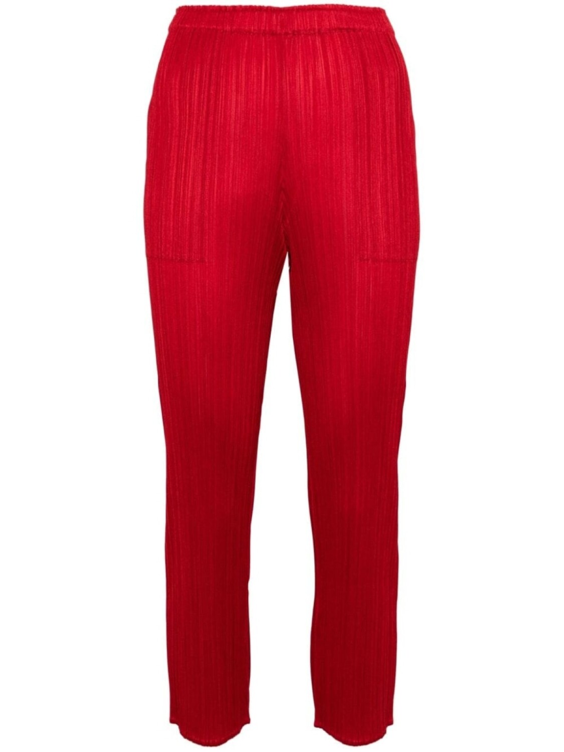 

Укороченные плиссированные брюки Pleats Please Issey Miyake, красный