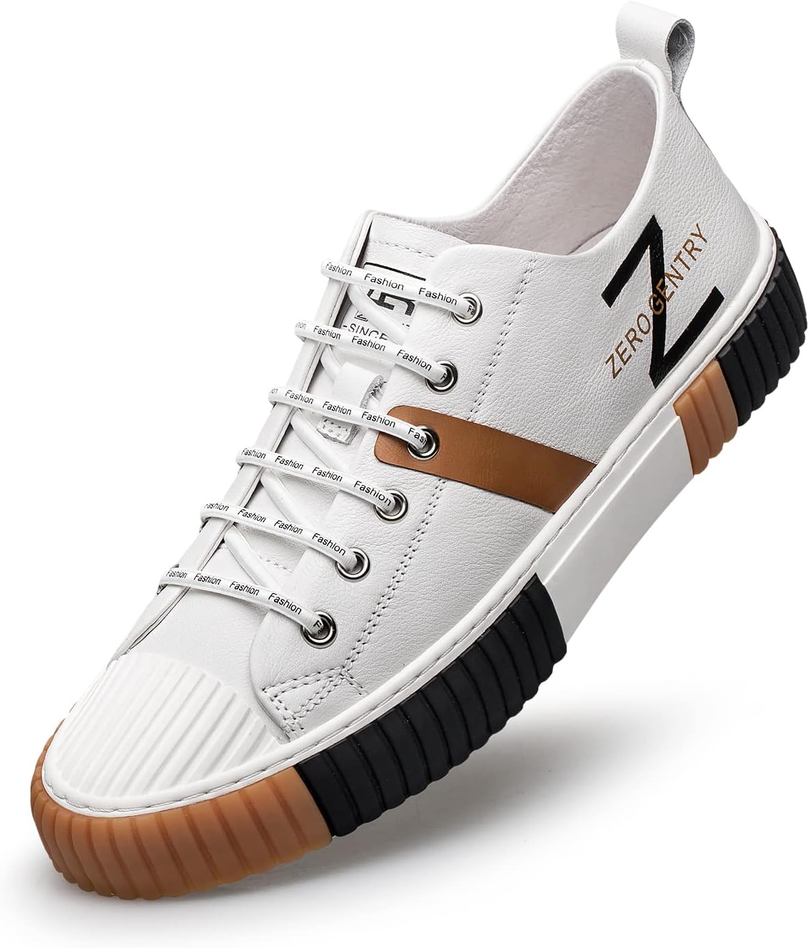 

Мужские кожаные кроссовки ZRO, повседневная и модная обувь для мужчин S03300, белый