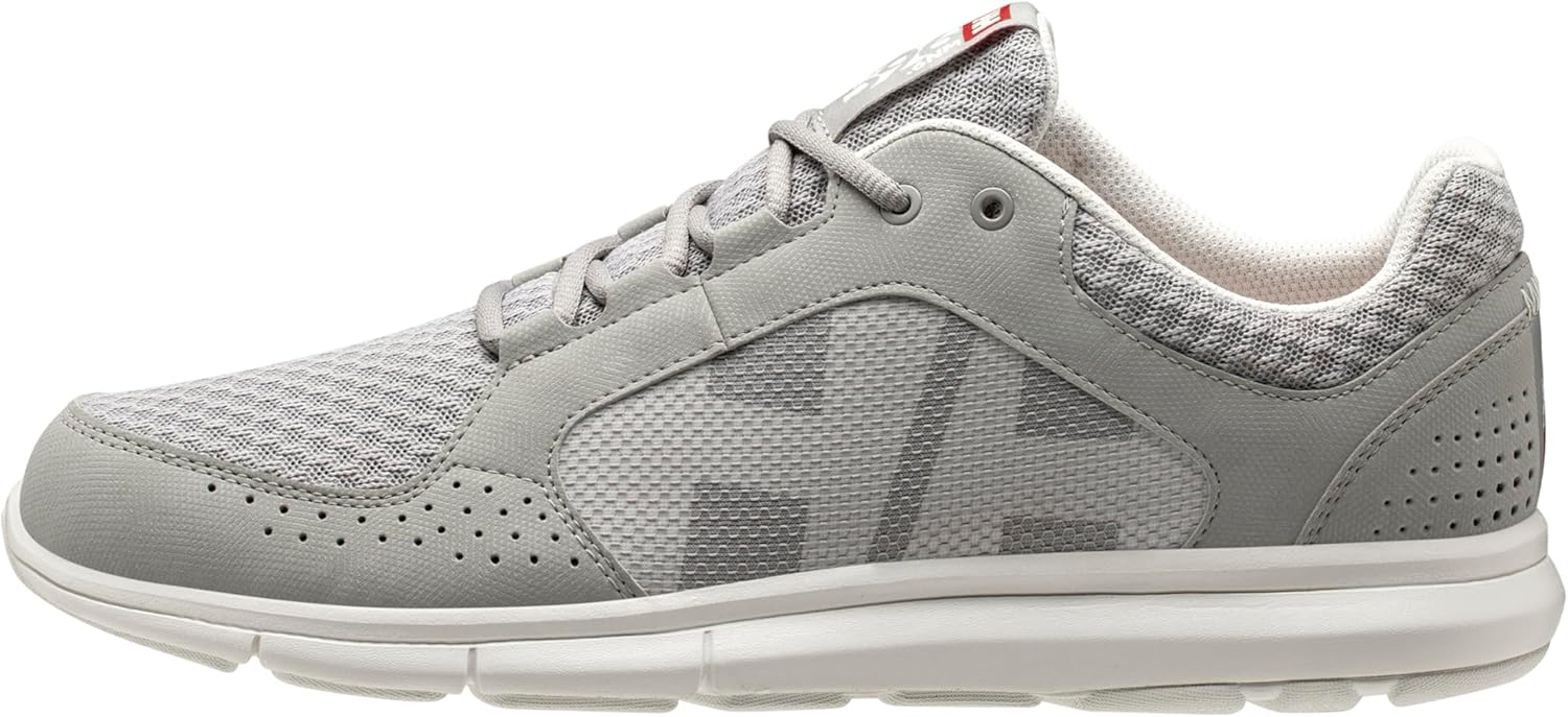 

Helly-Hansen Ahiga V4 HP Boat Shoes for Men - Breathable, Lightweight, and Hard-Wearing Textile with EVA Cushion Midsole and Rubber Traction Outsole Helly Hansen, New Light Grey