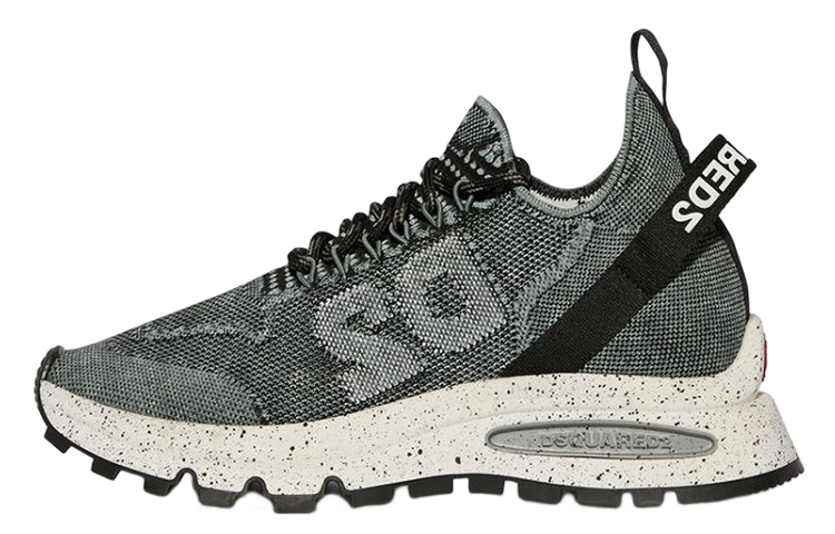 

Кроссовки Run DS2 с амортизацией, износостойкие, низкие, спортивные, повседневные, серые, мужские DSQUARED 2