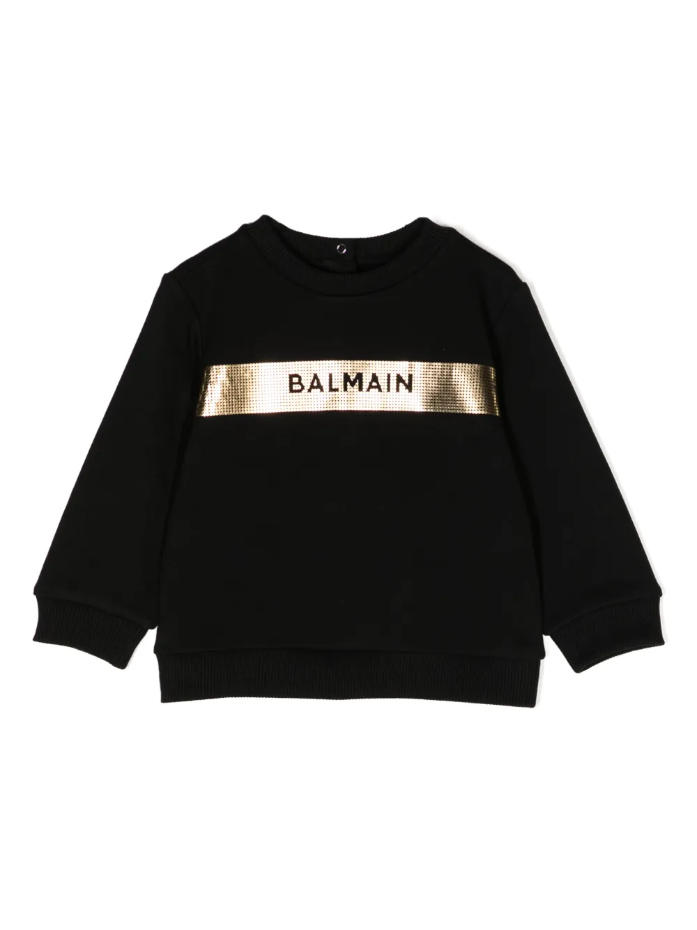 

Толстовка с аппликацией Balmain Kids, черный
