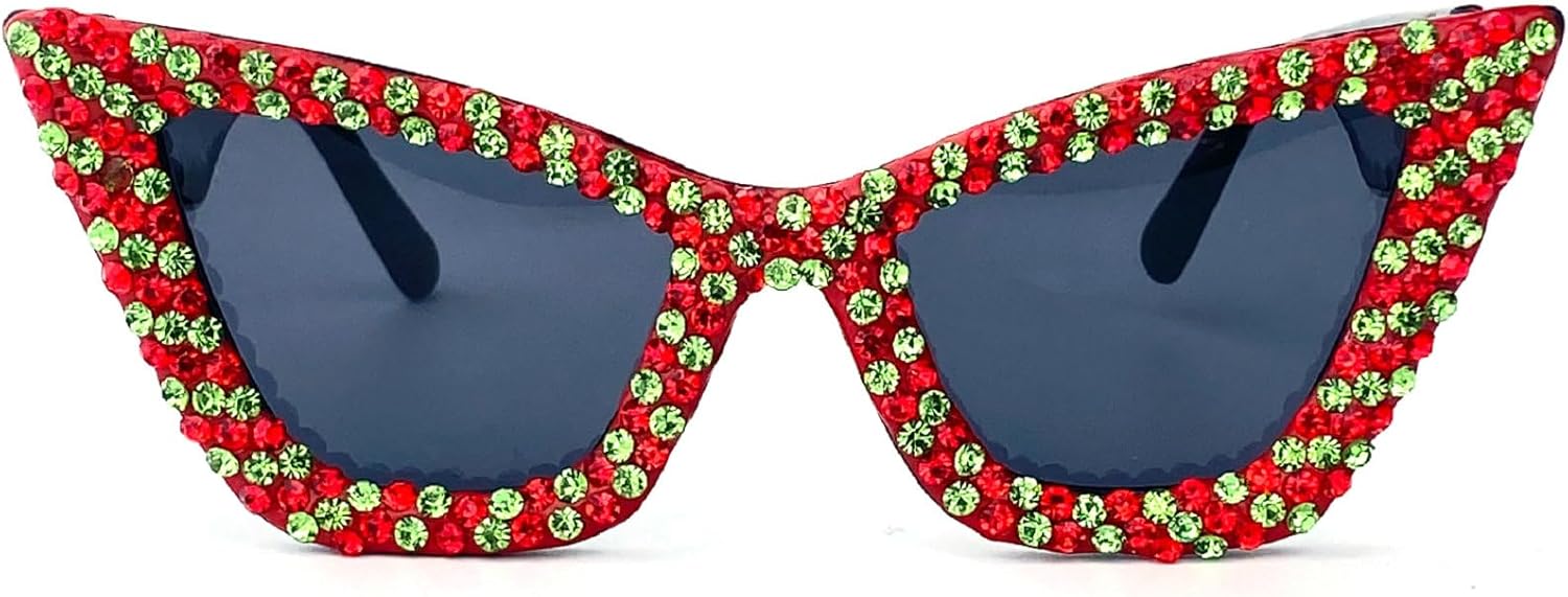 

Модные солнцезащитные очки большого размера «кошачий глаз» для женщин, украшенные стразами, в винтажном стиле, с бриллиантовым градиентом. Трендовые солнцезащитные очки mincl, Black