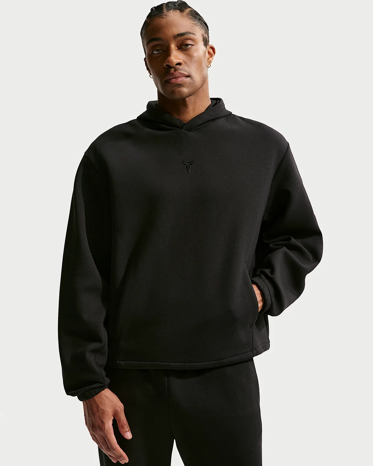 Мужская баскетбольная худи Nike Dri-FIT Kobe, Black/Black